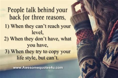 Quotes About People Who Talk Behind Your Back Quotesgram