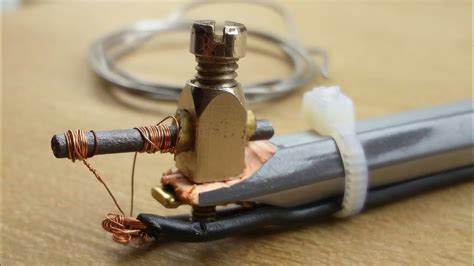 Help me by sharing this post. High-Temp. DIY SOLDERING IRON Using Graphite Lead - YouTube