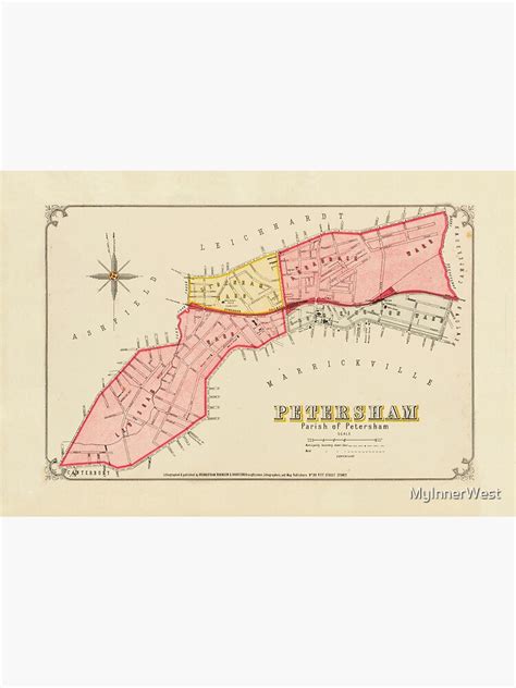 Petersham Map Parish Of Petersham 1899 Inner West Address Map