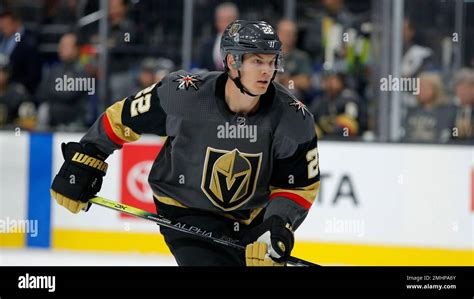 Vegas Golden Knights Defenseman Nick Holden 22 Plays Against The Anaheim Ducks In An Nhl