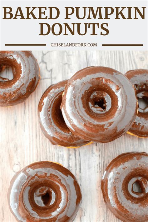 These Baked Pumpkin Donuts With Chocolate Glaze Are The Perfect Fall