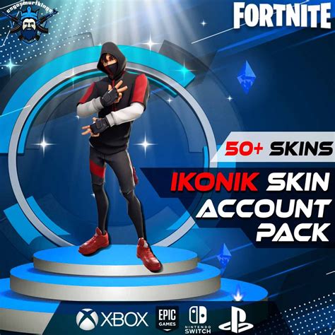 ♨️ Any Platform Fortnite Account Ikonik Account Pack 50 Skins