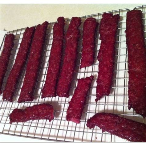 Lots of people around the world love to eat the ground meat jerky as you can easily make it, effortlessly chew it and the texture is also good. GROUND VENISON JERKY 5 lb. ground venison 1 1/2 tsp ...