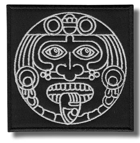 Aztec Face Drawing