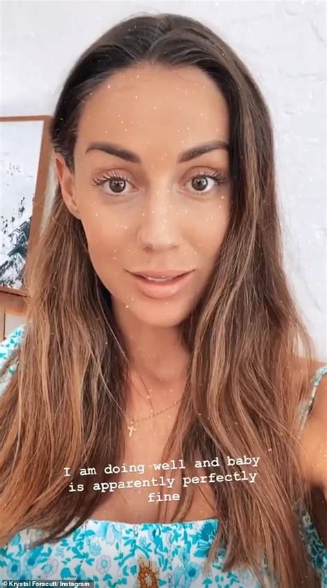 Big Brother Star Krystal Forscutt Shares A Health Update After She Almost Suffered A Miscarriage