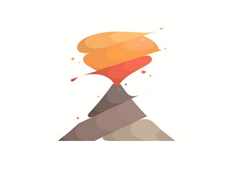 Volcano By Yoga Perdana On Dribbble