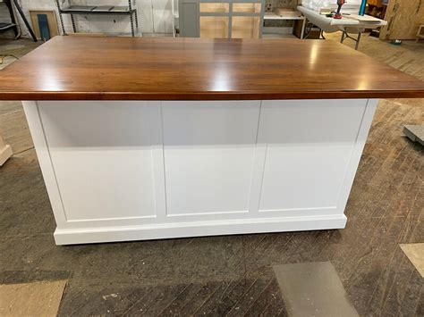 60 Kitchen Island With Countertop For Seating Custom Etsy