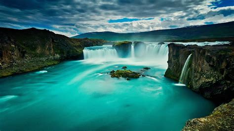 Chutes Islande Iceland Falls Voyage Onirique