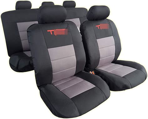 Canvas Car Seat Covers Heavy Duty Full Set Seat Covers For