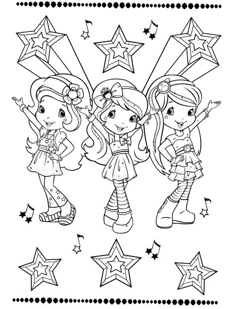 Check spelling or type a new query. Strawberry Shortcake And All Friends Coloring Pages ...