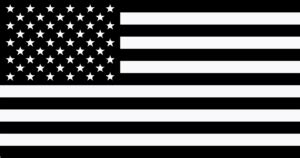 Black And White Usa Flag Png png image