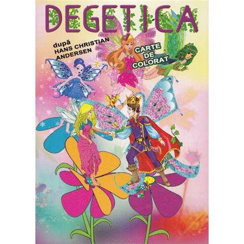 Degetica Dupa Hc Andersen Carte De Colorat Emagro