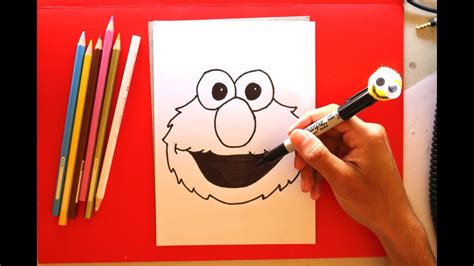 How To Draw Elmo Easy Drawings Step By Step