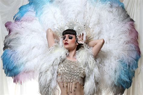 Opulent Burlesque Feather Dancer Acts To Hire London And Uk