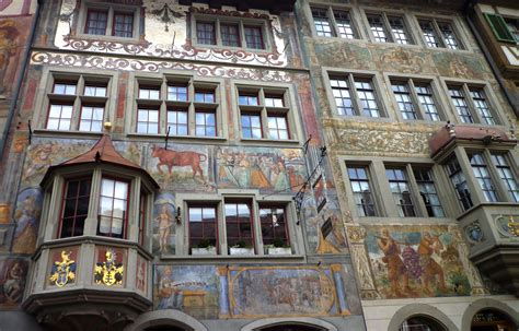 Hotel haus am stein nuhnetalstr. File:Stein am Rhein - Haus mit Wandmalereien zum Rothen ...