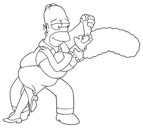 Top 10 Printable Homer Simpson Coloring Pages