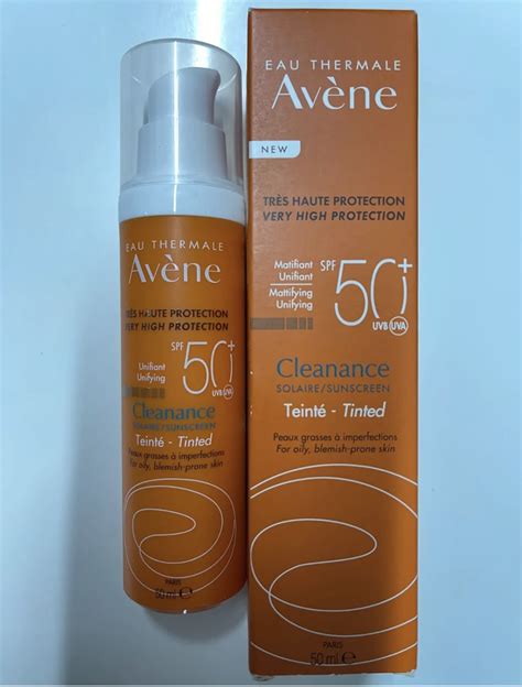 Avene Cleanance Tinted Sunscreen 50ml Spf50 Very High Protection Skin