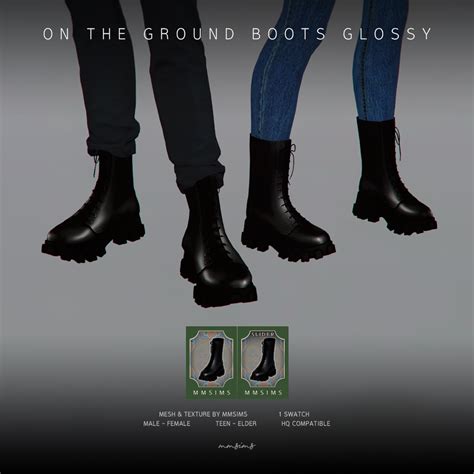Mmsims — S4cc Mmsims On The Ground Boots Glossy Download