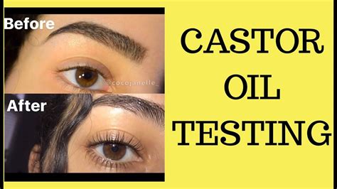 Castor Oil For Hair Growth Eyelashes And Eyebrows Youtube