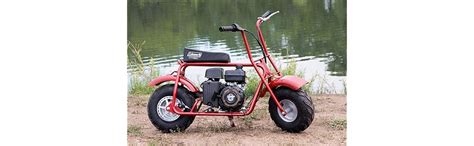 Coleman Powersports Trail 100cc Gas Powered Mini Bike Red Scooter For