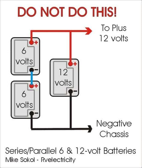 V Volt Battery Wiring Diagram