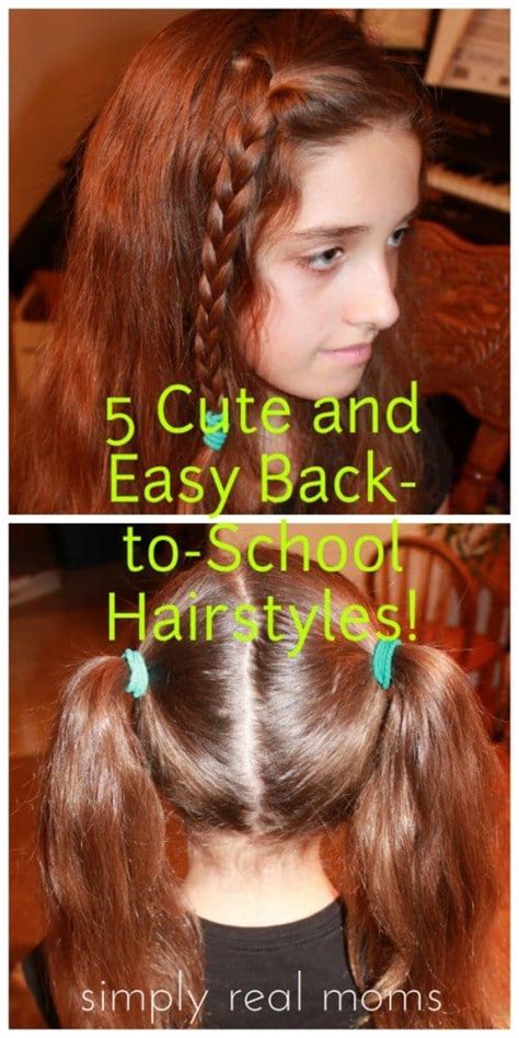 5 Cute And Easy Back To School Hairstyles