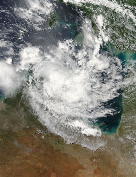 Tropical Cyclone Nathan 18p Over Australia