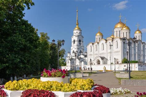 The Main Cathedral Of Vladimir City Assumption Cathedral Russian