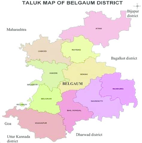 Map Of Belgaum District Source Download Scientific Diagram