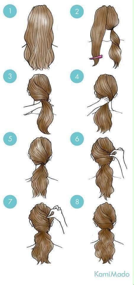5 Easy Hairstyles With Hair Tied Up