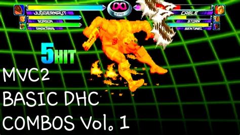 Mvc2 Basic Combos Dhcs And Stuff During Training Mode Vol1 Youtube