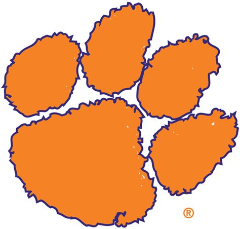 Clemson Tiger Paw Image Free Clipart Best