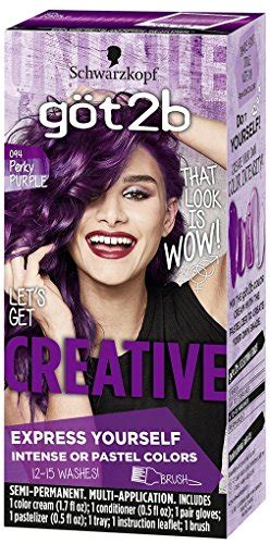 Got2b Creative Semi Permanent Hair Color 094 Perky Purple Pricepulse