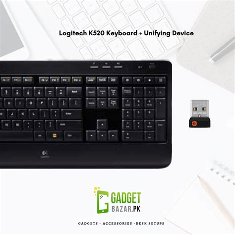 Logitech K520 Keyboard Unifying Device Gadgetbazarpk
