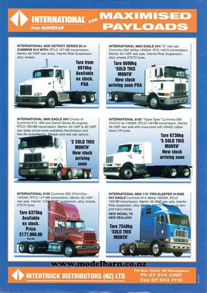 International Trucks Brochure Books And Brochures Sales Brochures