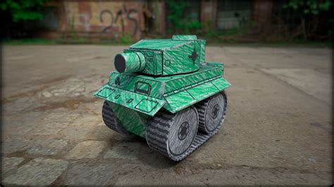 3d Model Paper Tanks Vr Ar Low Poly Cgtrader