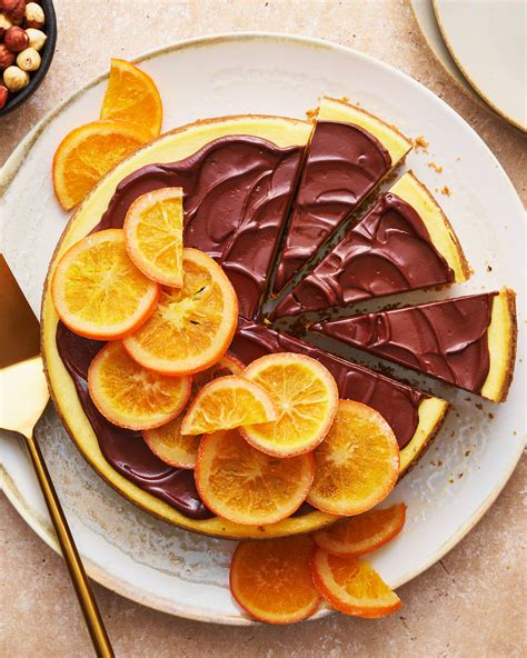 Orange Mascarpone Cheesecake With Chocolate Ganache Baker By Nature