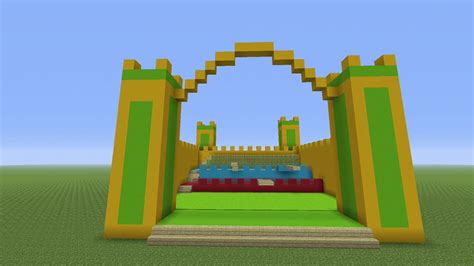Minecraft Bouncy Castle Build Creative Creation Showcase Ps4 Edition