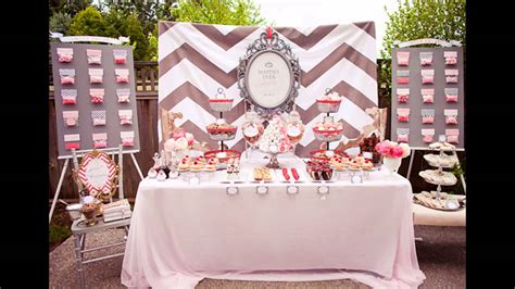 Gorgeous engagement decorations, supplies and balloons to celebrate the happy couple! Engagement Party at home decor ideas - YouTube