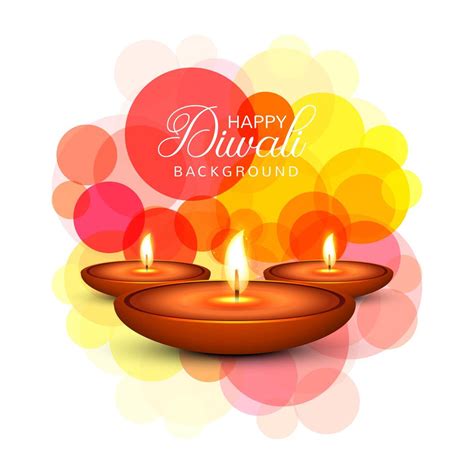 Beautiful Happy Diwali Decorative Background Vector 250448 Vector Art