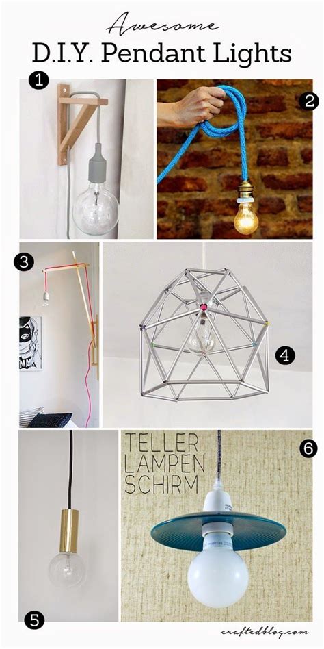 Decor Hacks Crafted 6 Diy Pendant Light Ideas Read More Diy