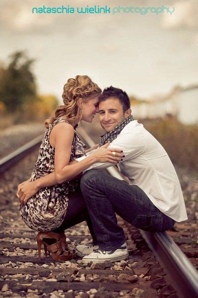 Couples Train Tracks Convey Time There Are Some Really Good Couple Poses In Here Perfect