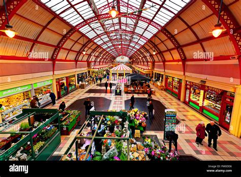 Grainger Arcade Shopping Market Newcastle Stock Photo Alamy