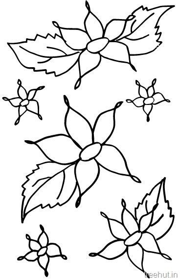 These pages can be colored easily by little children who are interested in coloring. Abstract Flowers Coloring Pages for Teenagers