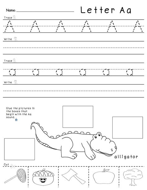 Trace Letter A Printable For Preschool 101 Activity