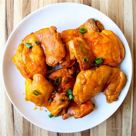 Buffalo Chicken Thighs Oven Or Air Fryer The Food Blog