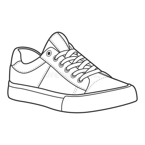 Line Drawing Shoe