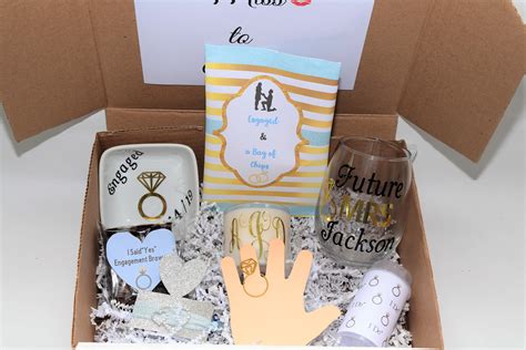 Your best friend is great. Engagement Gift Box For Best Friend Engagement Gift Box | Etsy