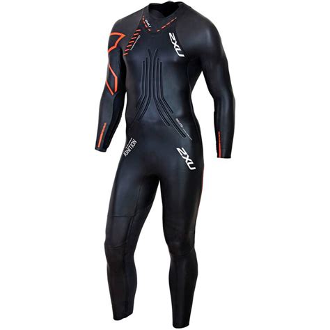 2xu Mens Ignition Triathlon Wetsuit Black Desert Red Mw3812c