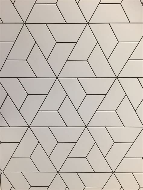 Absolutely Beautiful Trapezoid To Triangle Tile Pattern Found At The